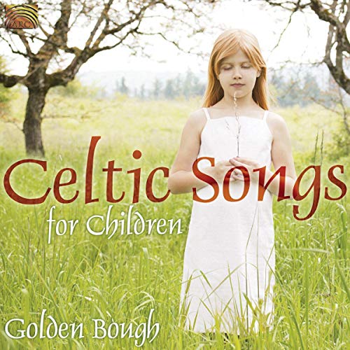 CD cover: young girl in a field with “Celtic Songs for Children” text.