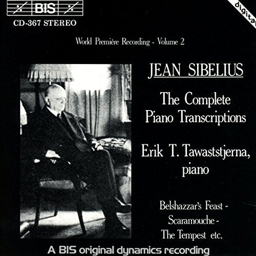 CD cover featuring pianist Erik T. Tawaststjerna and composer Jean Sibelius.