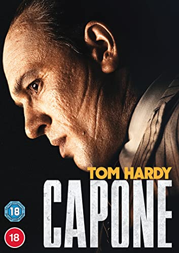 DVD cover for "Capone" featuring Tom Hardy in character.
