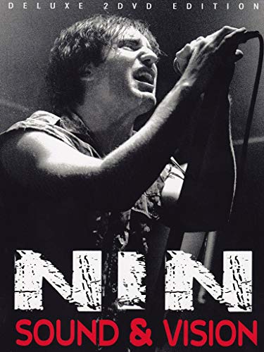 Nine Inch Nails "Sound & Vision" DVD cover featuring Trent Reznor performing.