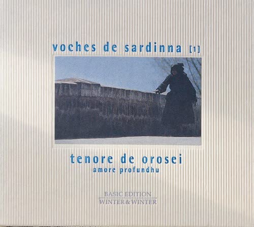 CD cover: snowy landscape with a figure, text "Tenore De Orosei".