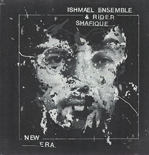 Black and white album cover featuring a fragmented portrait of a man.