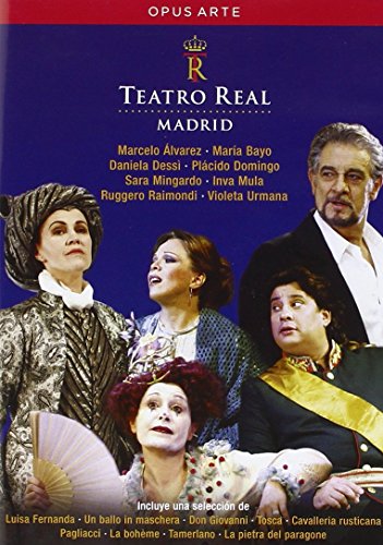 DVD cover featuring opera singers from Teatro Real Madrid performances.