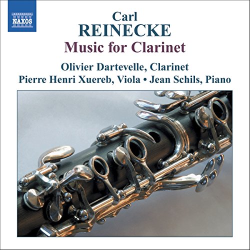 CD cover featuring a close-up of a silver clarinet with text details.