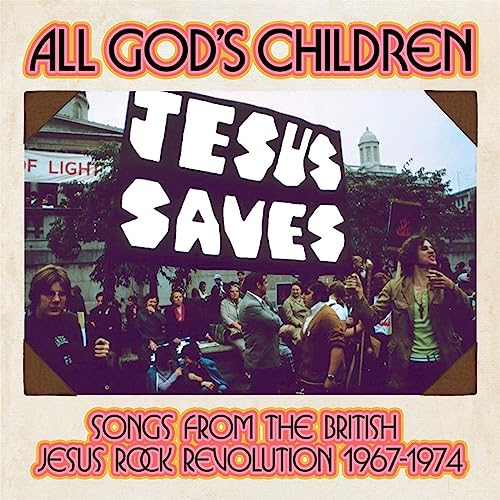 CD cover for “All God’s Children” featuring a protest crowd and banner.