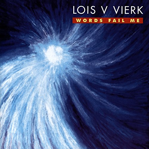 CD cover for "Words Fail Me" by Vierk, abstract blue swirl design.
