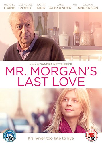 DVD cover for “Mr. Morgan’s Last Love” featuring Michael Caine and Clémence Poésy.
