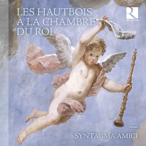 CD cover: cherubic angel with oboe, classical painting style.