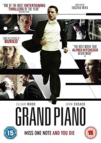 DVD cover for "Grand Piano" featuring Elijah Wood and John Cusack.