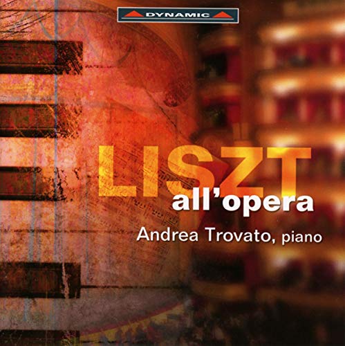 CD cover for Liszt’s “All’Opera” performed by Andrea Trovato.