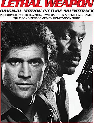 Lethal Weapon" soundtrack vinyl cover featuring Mel Gibson and Danny Glover.