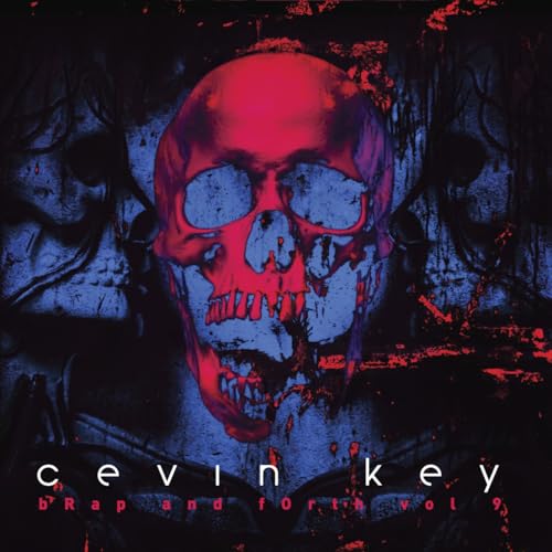 Album cover: distorted face with red highlights and text “cevin key”.