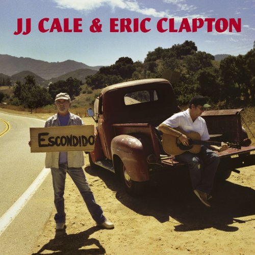 JJ Cale and Eric Clapton with a vintage truck and landscape.