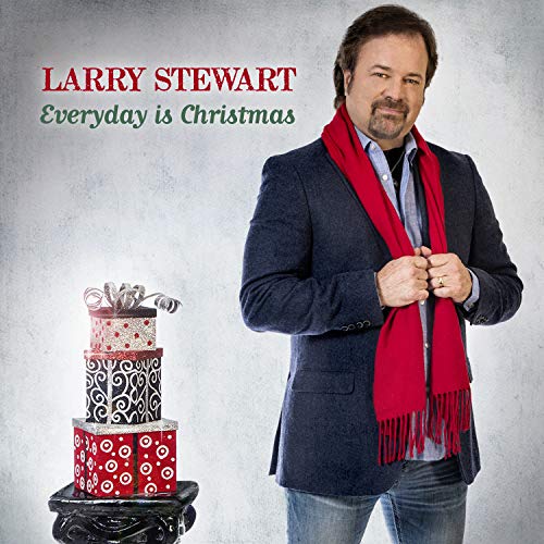 Larry Stewart album cover with stacked gifts and artist portrait.