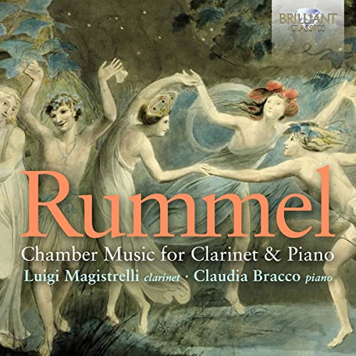 CD cover for Rummel’s chamber music, featuring figures in flowing robes.
