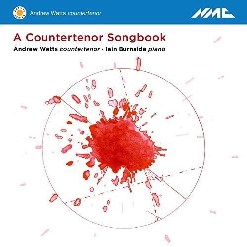 CD cover for "A Countertenor Songbook" by Andrew Watts and Iain Burnside.