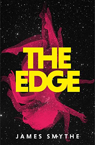 Book cover: “The Edge” with a falling figure against a starry background.