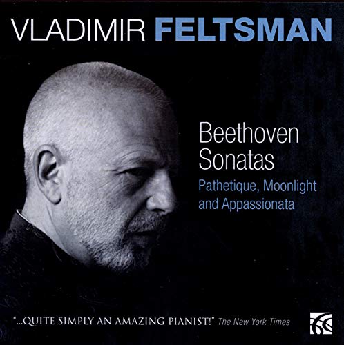 CD cover featuring pianist Vladimir Feltsman and Beethoven sonatas text.