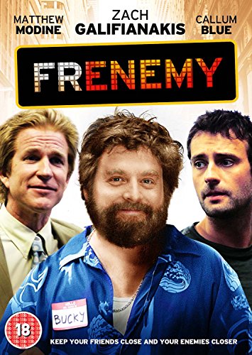 Frenemy" DVD cover featuring Matthew Modine, Zach Galifianakis, and Callum Blue.
