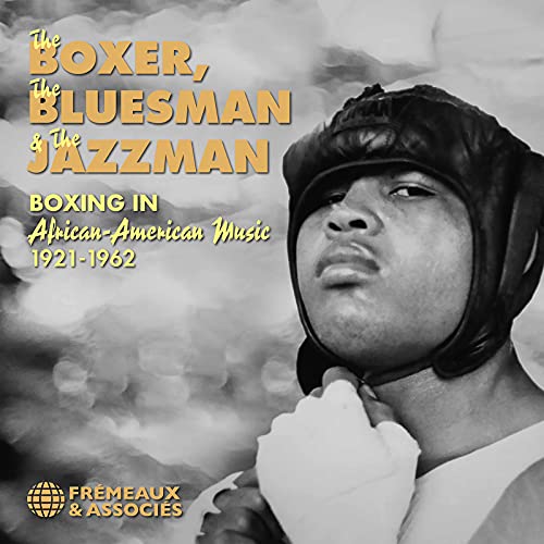 CD cover featuring a black and white portrait of a boxer wearing a cap.