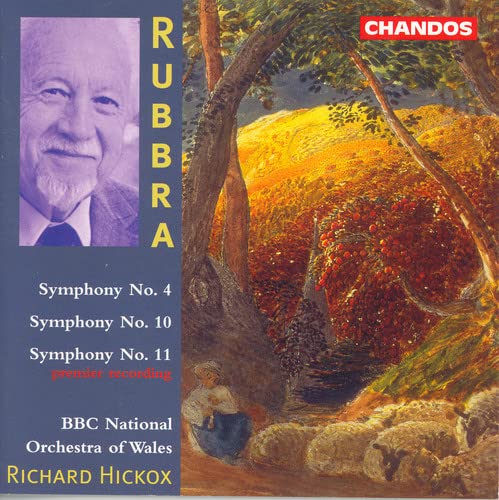 CD cover: portrait of a man, autumnal landscape, and orchestra details.