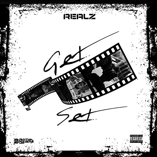 Album cover for Realz’s “Get Set” featuring a filmstrip image.