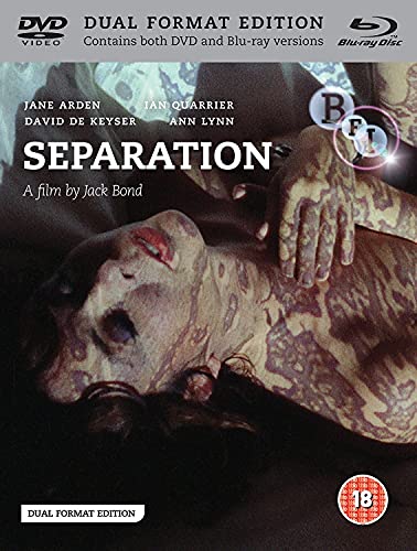 “Separation” Blu-ray cover featuring a distressed person with visible injuries.