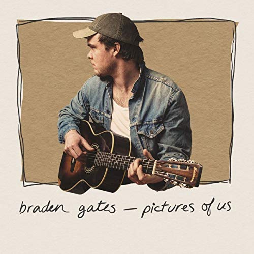 Braden Gates album cover: man with guitar, wearing a cap.