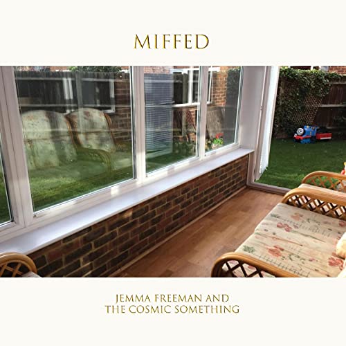 CD cover for “Miffed” by Jemma Freeman, showing a garden view.