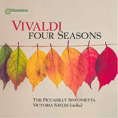 CD cover for Vivaldi’s “The Four Seasons” with autumn leaves.