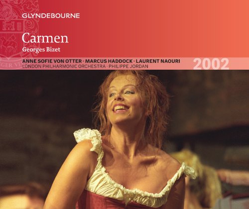 CD cover for Bizet’s Carmen featuring Anne Sofie von Otter in costume.