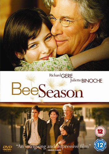 Bee Season" DVD cover featuring Richard Gere and Juliette Binoche with family.