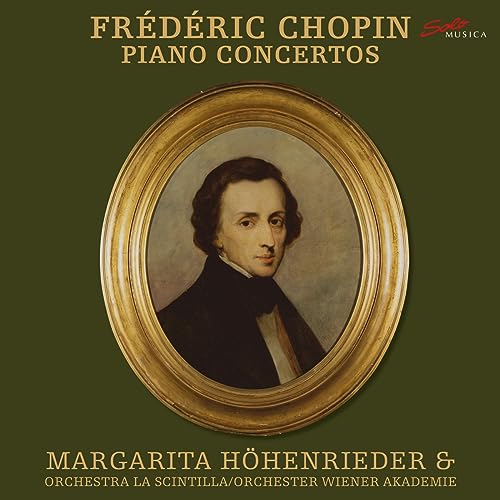 Vinyl album cover featuring a portrait of Frédéric Chopin.