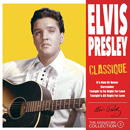 Elvis Presley “Classique” CD cover featuring a young Elvis with a guitar.