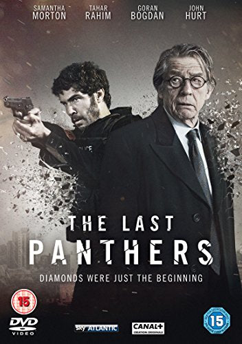 DVD cover for "The Last Panthers" featuring two men and a gun.
