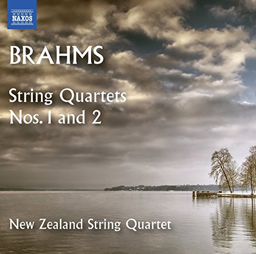 CD cover for Brahms string quartets by New Zealand String Quartet.