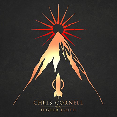 Chris Cornell's "Higher Truth" album cover: mountain and sunburst design.