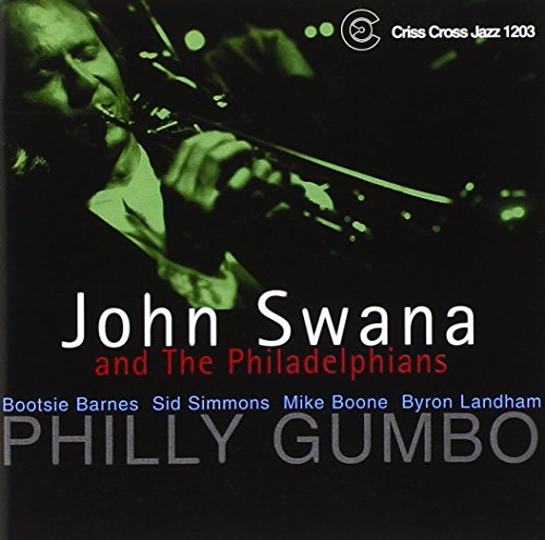CD cover: John Swana playing violin, dark green and black background.