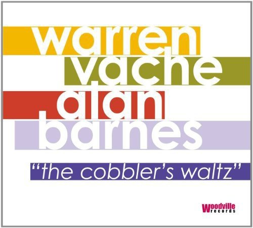 Vinyl record cover with stacked, colorful text: "Warren Vache, Alan Barnes.