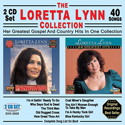 Loretta Lynn 40-song 2CD collection cover with artist portraits.