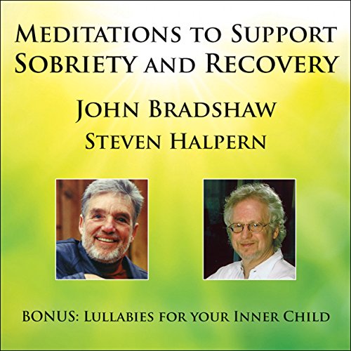 CD cover with portraits of John Bradshaw and Steven Halpern, green background.
