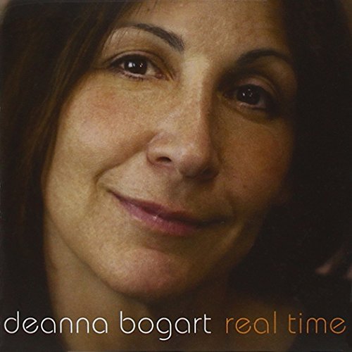 Close-up portrait of Deanna Bogart, album cover for “Real Time.”