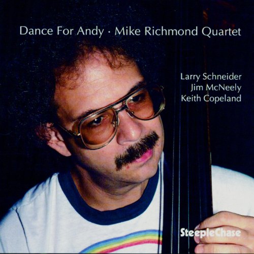 CD cover: Mike Richmond with bass, wearing glasses and mustache.