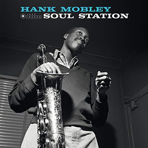 Hank Mobley album cover featuring a saxophonist in a sweater.