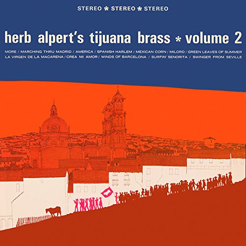 CD cover for Herb Alpert’s Tijuana Brass Volume 2, featuring a Spanish cityscape.