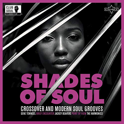 Vinyl album cover featuring a woman’s face with diagonal white lines.