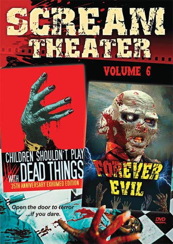 DVD cover for “Scream Theater Vol 6” featuring horror movie imagery.