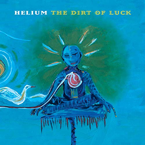 Album cover: blue painting of a meditating figure with a bird.