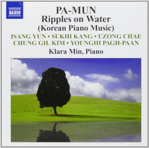 CD cover: landscape with a tree, text listing composers and pianist Klara Min.