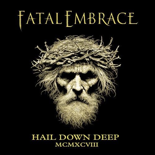 CD cover: dark illustration of a bearded face with a crown of thorns.